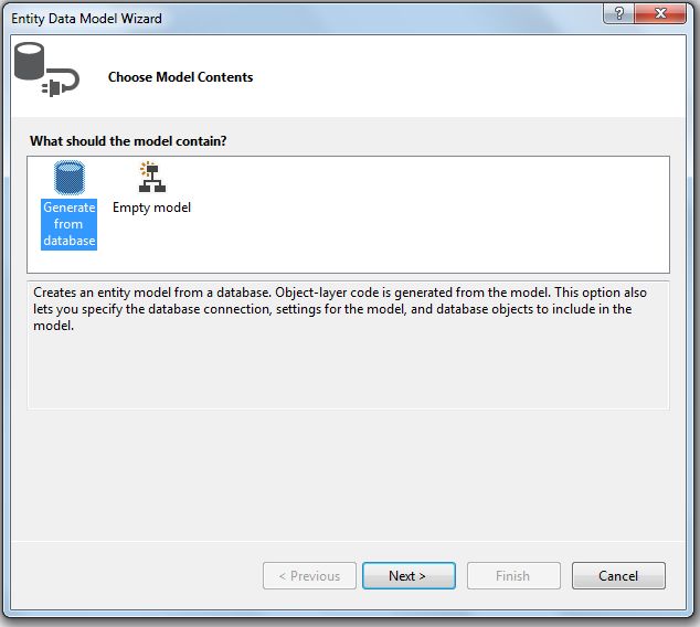 generat from database